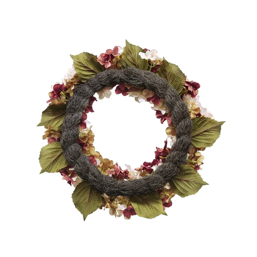 My Texas House Hydrangea Wreath‎ Cream & Brown, 24